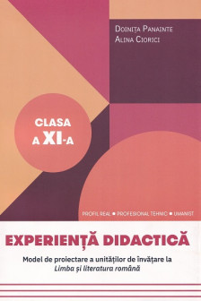 Experienta didactica cl a 11-aModele de proiectare Limba rom