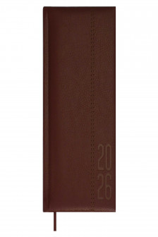 Еженедельник датированный 2026 ESCALADA НАППА КОРИЧНЕВЫЙ