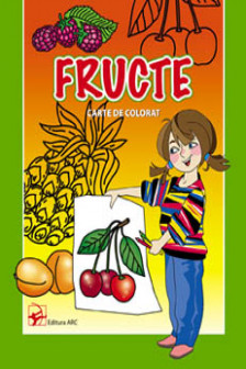 Fructe. Carte de colorat.