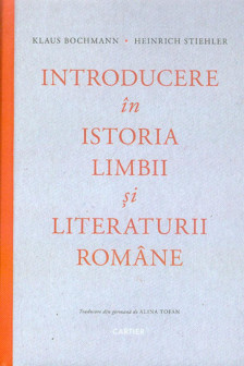 Introducere in istoria limbii si literaturii romane.