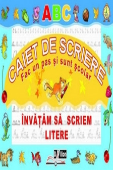 Invatam sa scriem litere. Caiet de scriere.