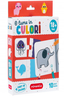 Joc educativ - Puzzle Mimorello - O lume in culori