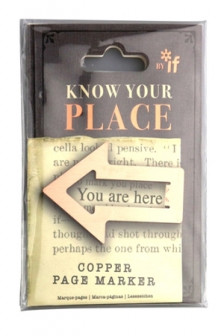 Know Your Place Bookmark Copper