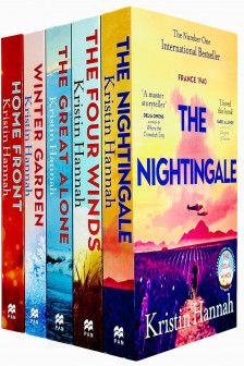 Kristin Hannah Collection 5 Books Set (The Nightingale The Four Winds The Great Alone Winter Garden Home Front)
