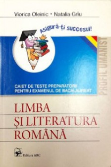 Limba si literatura romana profil umanist Teste BAC