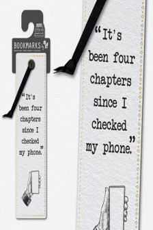 Literary Bookmarks: Checked My Phone