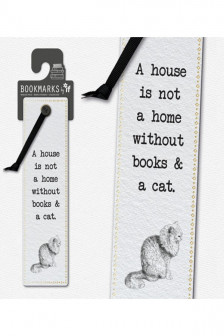 Literary Bookmarks: Books & a Cat
