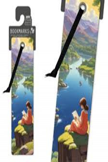 Manga Bookmarks: Lake Reading