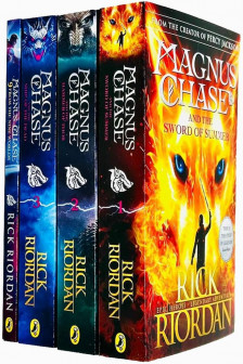 Magnus Chase and the Gods of Asgard 4 Books Collection Set By Rick Riordan