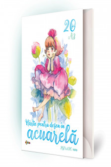 Mapa desen acuarela A3