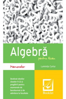 Memorator de algebra pentru liceu