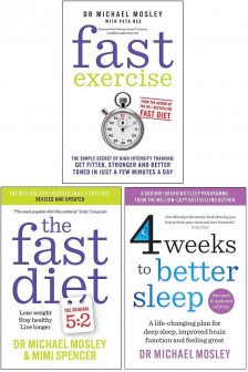 Michael Mosley 3 Books Collection Set (Fast Exercise The Fast Diet Fast Asleep)