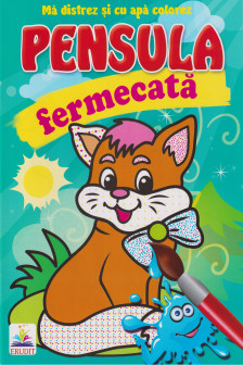 Pensula fermecata.Pisica