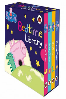 Peppa Pig Bedtime Little Library Children Collection 4 Board Books Set