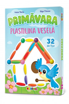 Plastilina vesela. Primavara (32 fise)