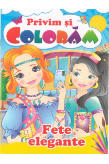Privim si coloram FETE ELEGANT