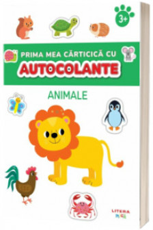 PRIMA MEA CARTICICA CU AUTOCOLANTE. ANIMALE