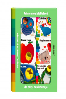 Prima mea biblioteca de carti cu decupaje