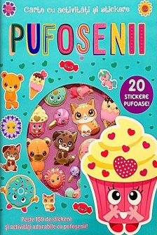 Pufosenii Carte cu activitati si stickere