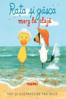 Rata si gasca merg la plaja
