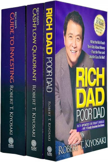 Robert T. Kiyosaki's Rich Dads Guide To Investing Rich Dads Cashflow Quadrant Rich Dad Poor Dad 3 Books Collection Set