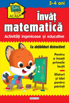 Scoala acasa -  Invat matematica 3-4 ani