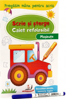Scrie si sterge Masinute