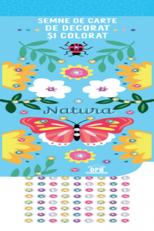 Semne de carte de colorat - Natura (cu strasuri)