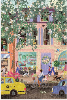 Spring Street 1000 Piece Jigsaw Puzzle