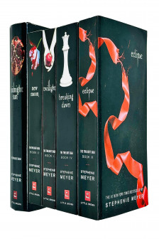 Stephenie Meyer Twilight Saga Collection 5 Books Set - Midnight Sun Twilight Breaking Dawn Eclipse New Moon