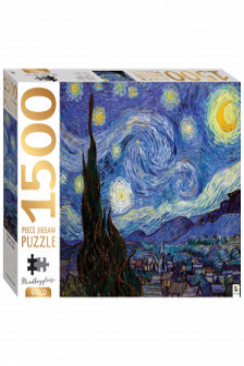 Mindbogglers Gold: Starry Night 1000 Piece Jigsaw Puzzle