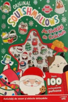 ORIGINAL SQUISHMALLOWS. ACTIVITATI DE CRACIUN. Peste 100 de autocolante pufoase