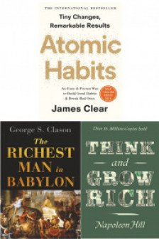 Atomic Habits The Richest Man in Babylon Think and Grow Rich 3 Books Collection Set