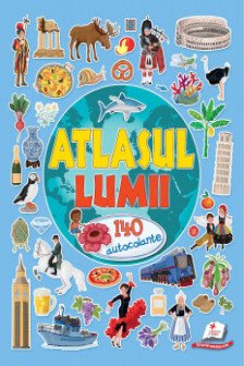 Atlasul lumii cu autocolante