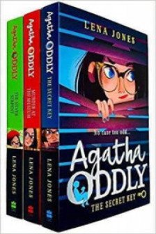 Agatha Oddly Series 3 Books Collection Set by Lena Jones (The Secret KeyMurder at the Museum & The Silver Serpent)