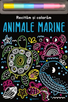 Animale marine - Recitam si coloram