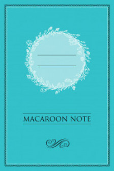 Блокнот с цветными страницами (мята)