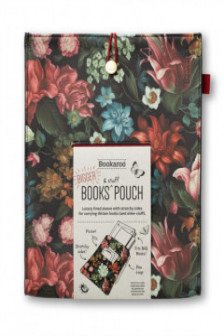 Bookaroo Books & Stuff Pouch Dark Floral