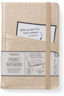 Bookaroo Pocket A6 Notebook Gold