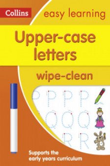 Collins Easy Learning: Upper Case Letters Wipe-Clean Activity Book (Ages 3-5)