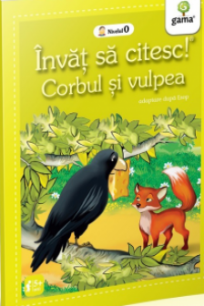 Corbul si vulpea. Invat sa citesc