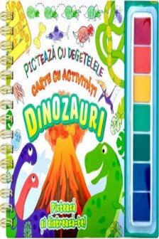 Dinozaur picteaza cu degetele