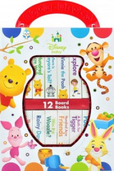 Disney Baby - Winnie the Pooh - My First Library Board Book Block 12- Book Set