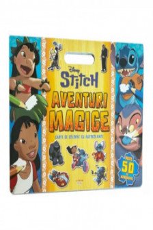 DISNEY. STITCH. AVENTURI MAGICE. Carte de desenat cu autocolante. Peste 50 de autocolante
