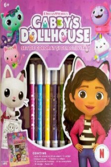 GABBYS DOLLHOUSE. SET DE PICTAT SI ACTIVITATI