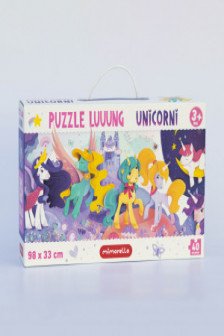 Joc educativ Mimorello - Puzzle luuung - Unicorni
