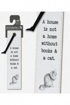Literary Bookmarks: Books & a Cat