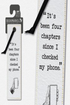 Literary Bookmarks: Checked My Phone
