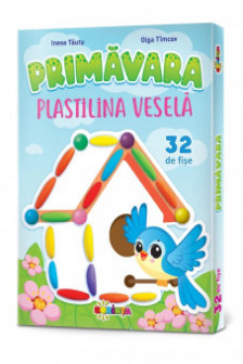 Plastilina vesela. Primavara (32 fise)