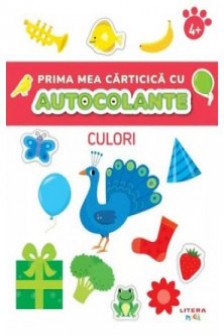 PRIMA MEA CARTICICA CU AUTOCOLANTE. CULORI